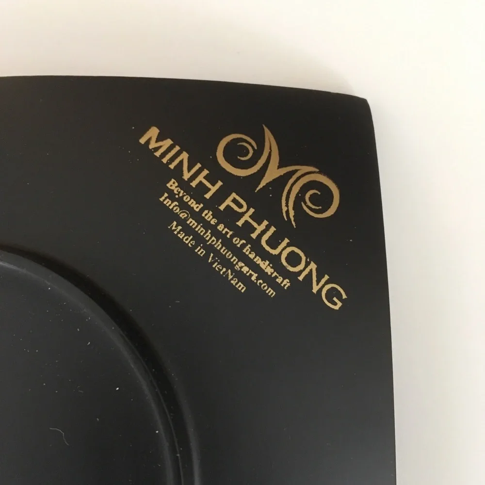 Decorative Lacquered Trinket Tray Set